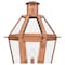Quoizel Burdett 3-Light Aged Copper Outdoor Post Lantern BURD9015AC - alternate 2